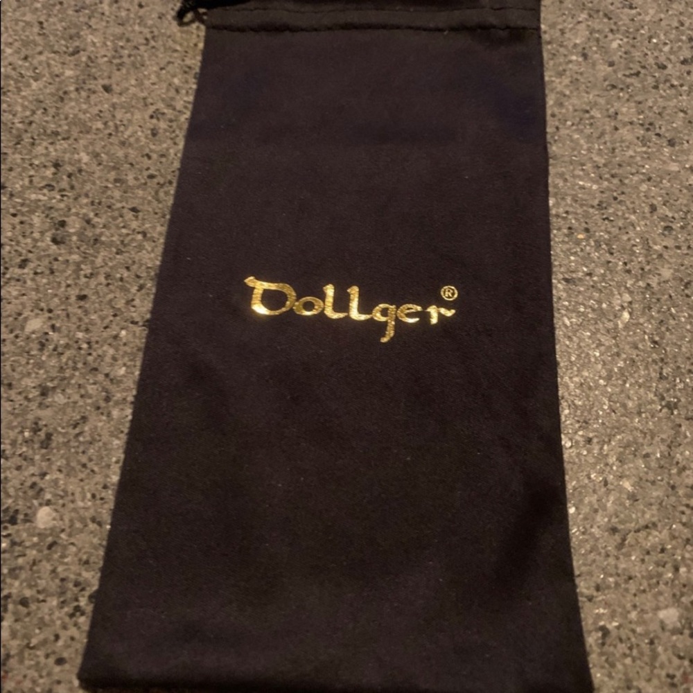 Black “Dollger” Fabric Eye Glasses Carring Bag